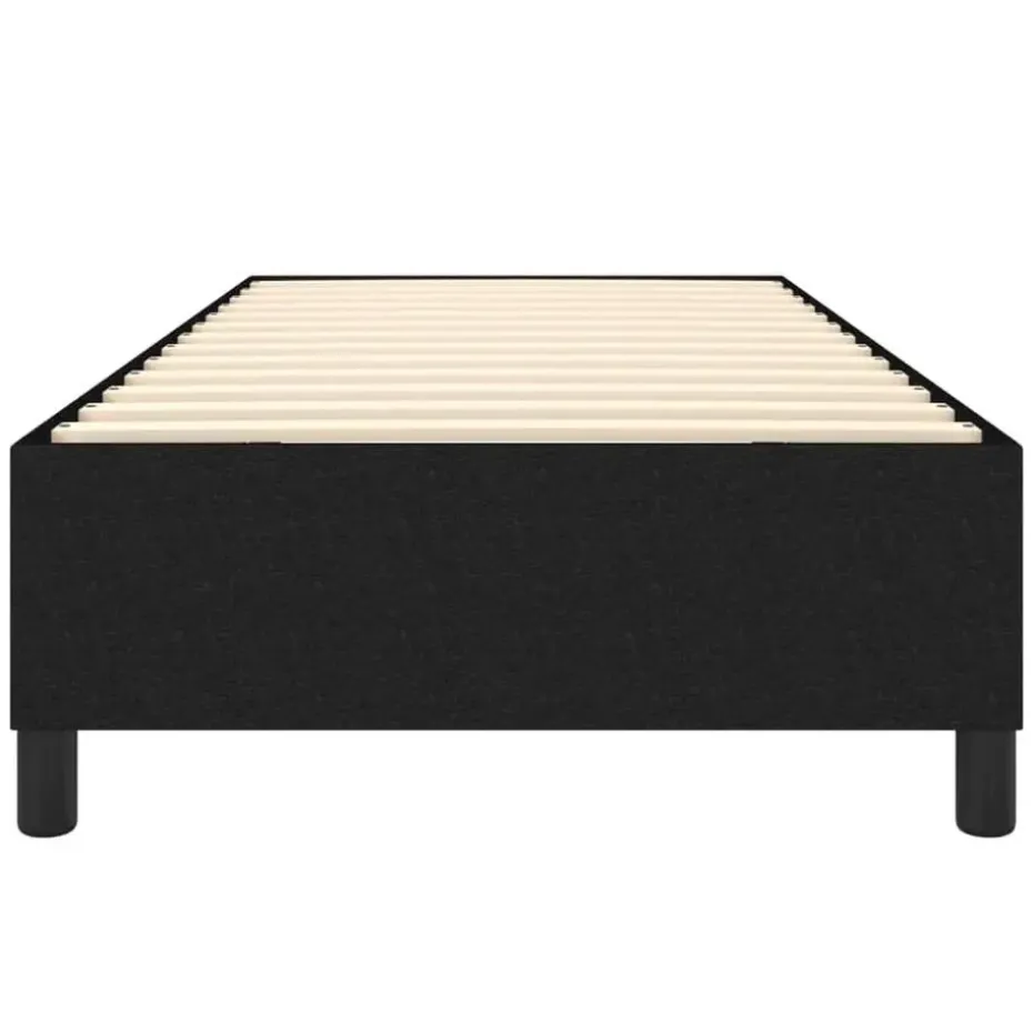 vidaXL - Bed frame zonder matras - Zwart - Stof - 90x200 cm