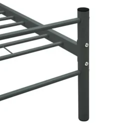 vidaXL - Bed frame zonder matras - Grijs - Metaal - 140x200 cm