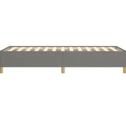 vidaXL - Bed frame zonder matras - Donkergrijs - Stof - 80x200 cm