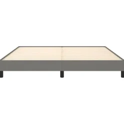 vidaXL - Bed frame zonder matras - Donkergrijs - Stof - 160x200 cm