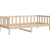 vidaXL - Bedbank - Naturel - Grenenhout - 90x200 cm