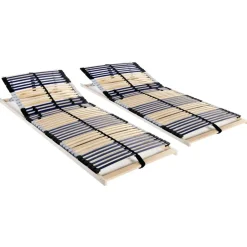 vidaXL - Bedbodem - Bruin - Hout - 80 x 200 cm