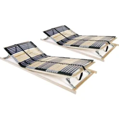 vidaXL - Bedbodem - Bruin - Hout - 80 x 200 cm