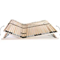 vidaXL - Bedbodem - Bruin - Hout - 140 x 200 cm