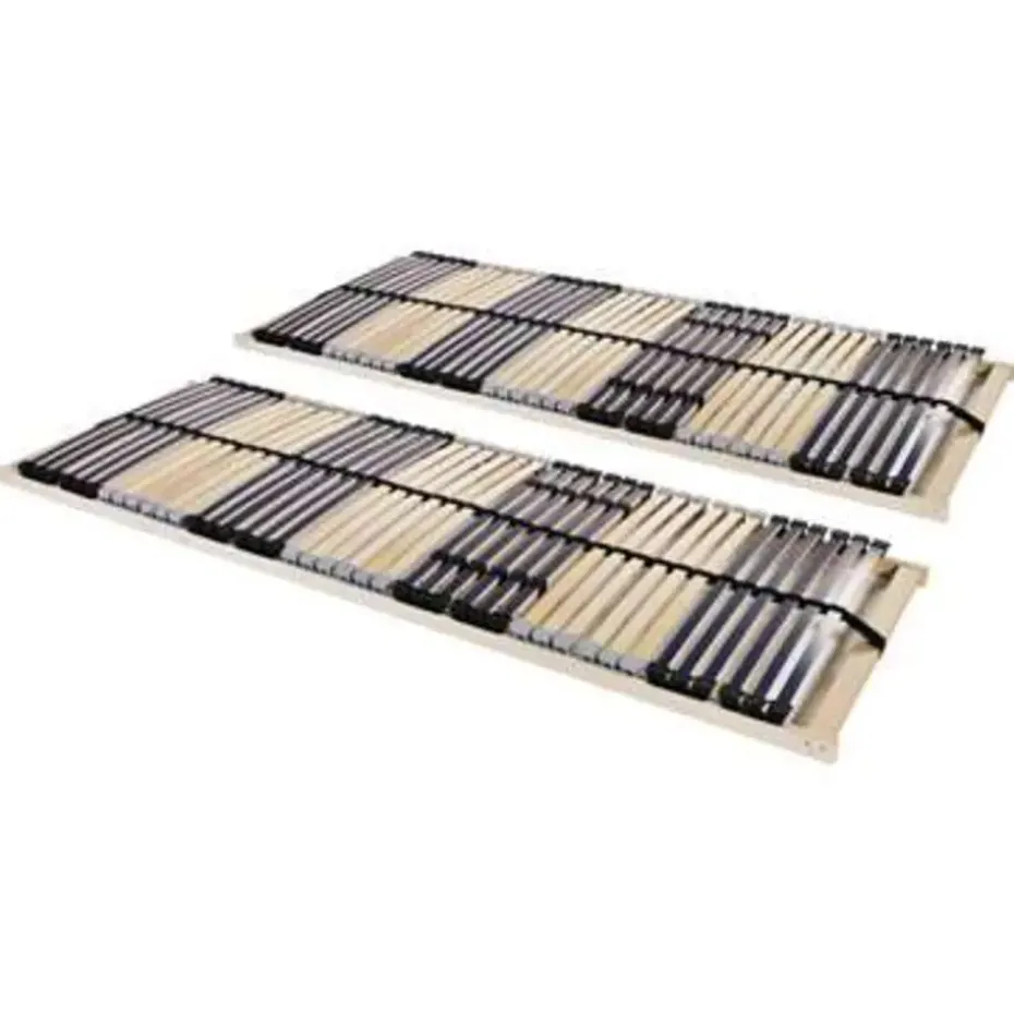 vidaXL - Bedbodem - Bruin - Hout - 90 x 200 cm