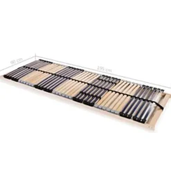 vidaXL - Bedbodem - Bruin - Hout - 90 x 200 cm