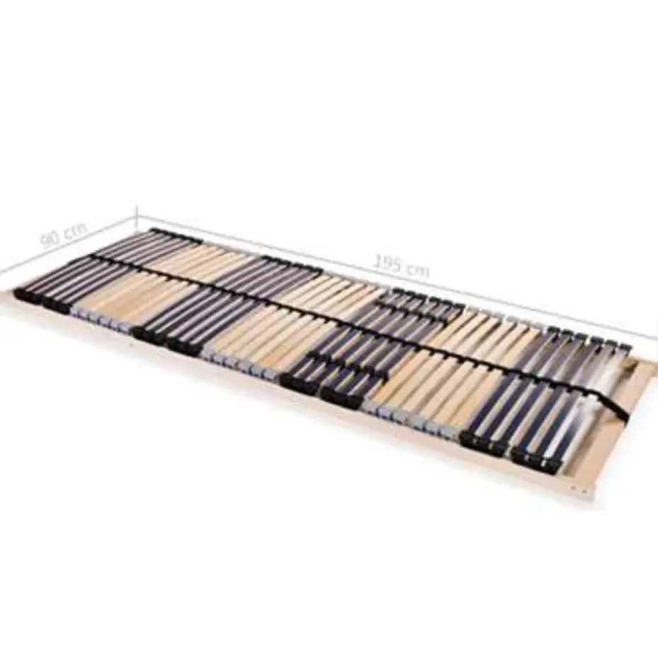 vidaXL - Bedbodem - Bruin - Hout - 90 x 200 cm