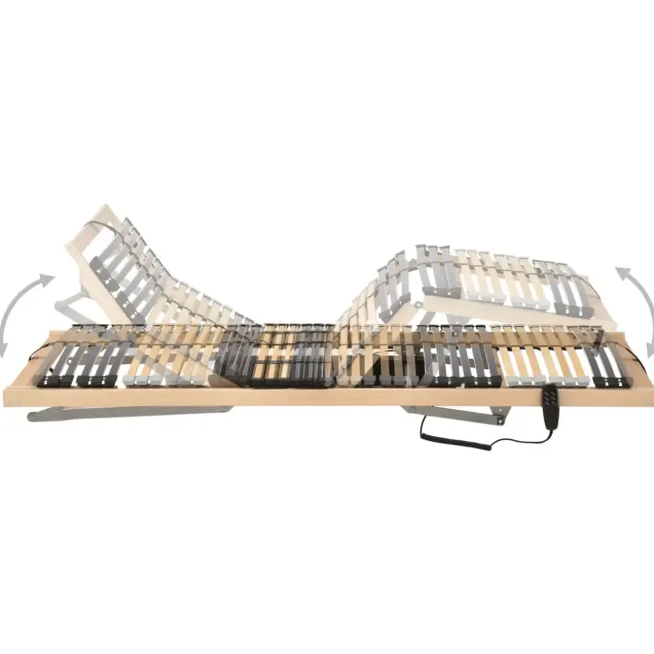 vidaXL - Bedbodem - Bruin - Hout - 90 x 200 cm