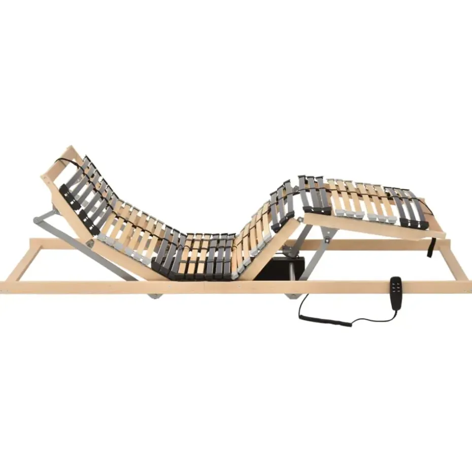 vidaXL - Bedbodem - Bruin - Hout - 90 x 200 cm