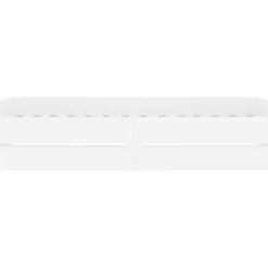 vidaXL - Bedframe met lades - Wit - Bewerkt hout - 90 x 190 cm