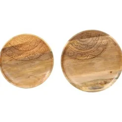 vidaXL - Bijzettafel - Bruin - Hout