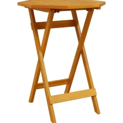 vidaXL - Bistroset - Bruin - Acaciahout - 60 cm - 3 stuks