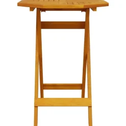vidaXL - Bistroset - Bruin - Acaciahout - 60 cm - 3 stuks