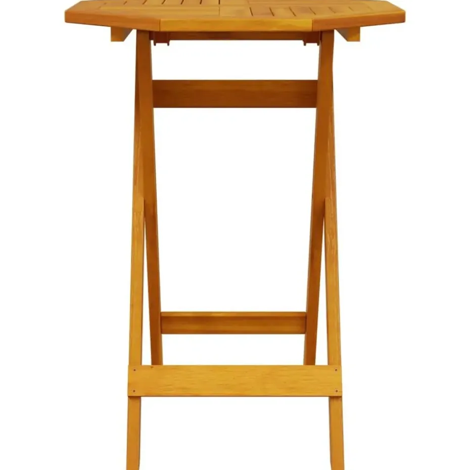 vidaXL - Bistroset - Bruin - Acaciahout - 60 cm - 3 stuks