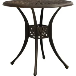 vidaXL - Bistroset - Bruin - Aluminium