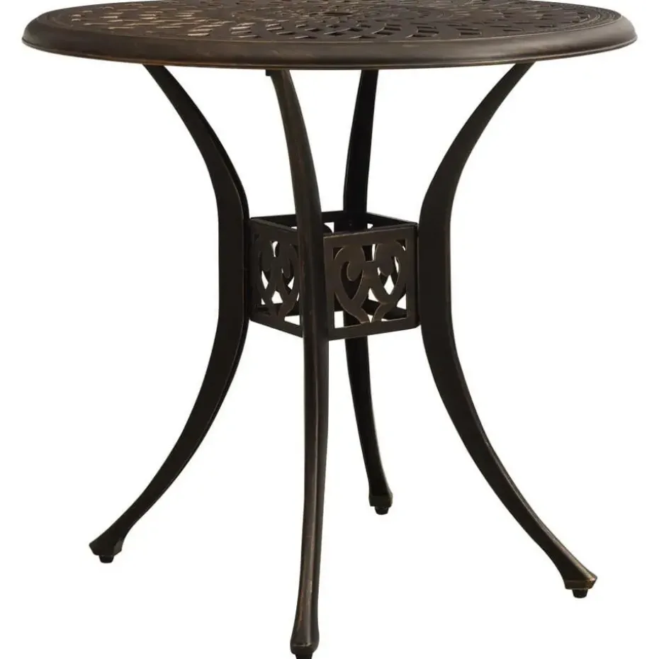 vidaXL - Bistroset - Bruin - Aluminium