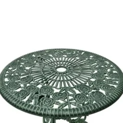vidaXL - Bistroset Bistrosets - Groen - Aluminium