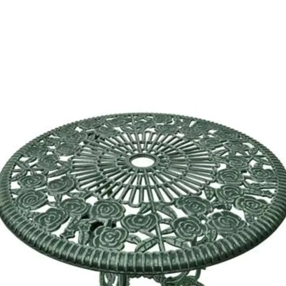 vidaXL - Bistroset Bistrosets - Groen - Aluminium