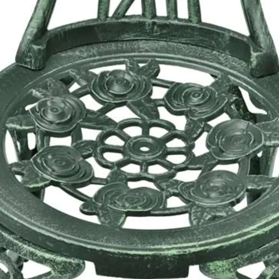 vidaXL - Bistroset Bistrosets - Groen - Aluminium