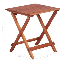 vidaXL - Bistroset voor kinderen - Bruin - Hout - 3 stuks