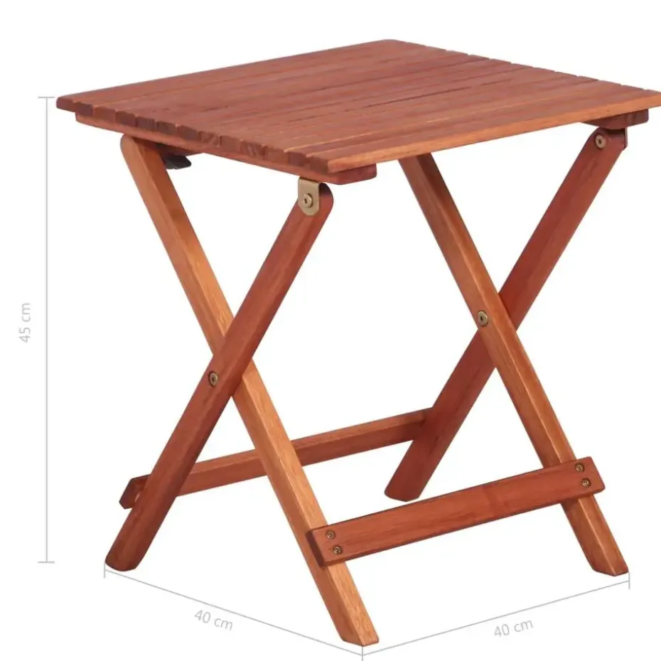 vidaXL - Bistroset voor kinderen - Bruin - Hout - 3 stuks