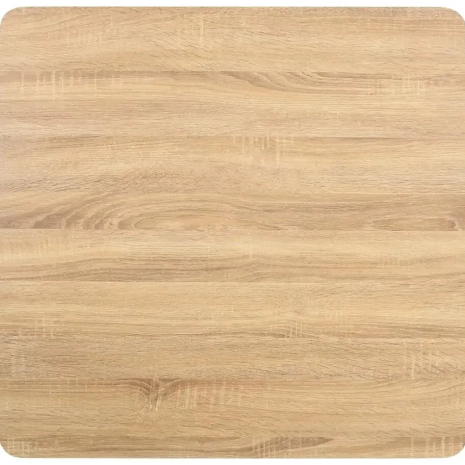 vidaXL - Bistrotafel - Bruin - MDF - 80 x 80 x 75 cm