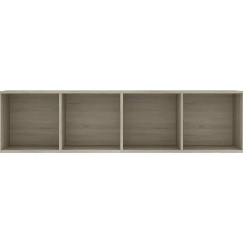 vidaXL - Boekenkast - Bruin - Bewerkt hout