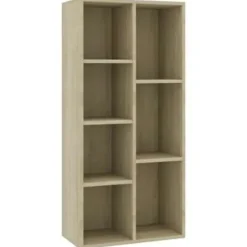 vidaXL - Boekenkast - Bruin - Bewerkt hout