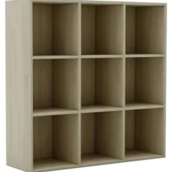 vidaXL - Boekenkast - Bruin - Bewerkt hout
