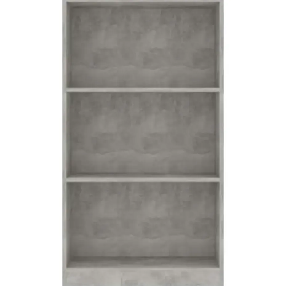 vidaXL - Boekenkast - Grijs - Bewerkt hout - 60 x 24 x 109 cm