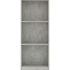 vidaXL - Boekenkast - Grijs - Bewerkt hout - 40 x 24 x 109 cm