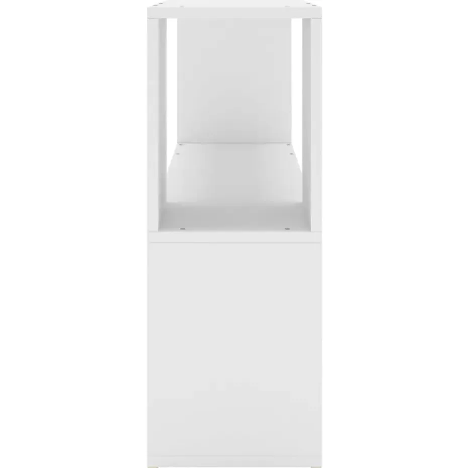vidaXL - Boekenkast - Wit - Bewerkt hout - 100 x 24 x 63 cm