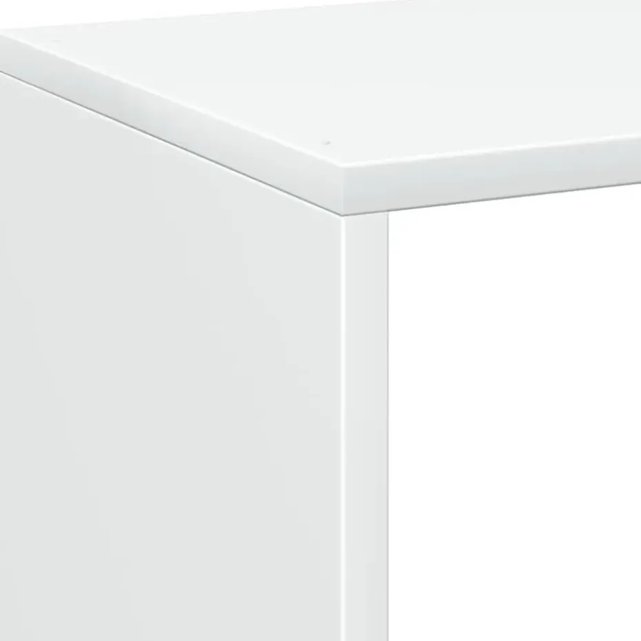 vidaXL - Boekenkast met 4 open vakken voor woonkamers - Wit -69.5x29x69.5 cm