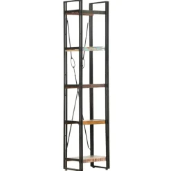 vidaXL - Boekenkast met 5 schappen - Multikleur - Hout - 40 x 30 x 180 cm