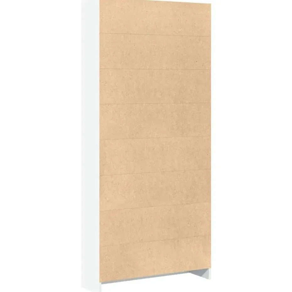 vidaXL - Boekenkast met 5 vakken - Wit - Bewerkt hout - 80x24x176 cm