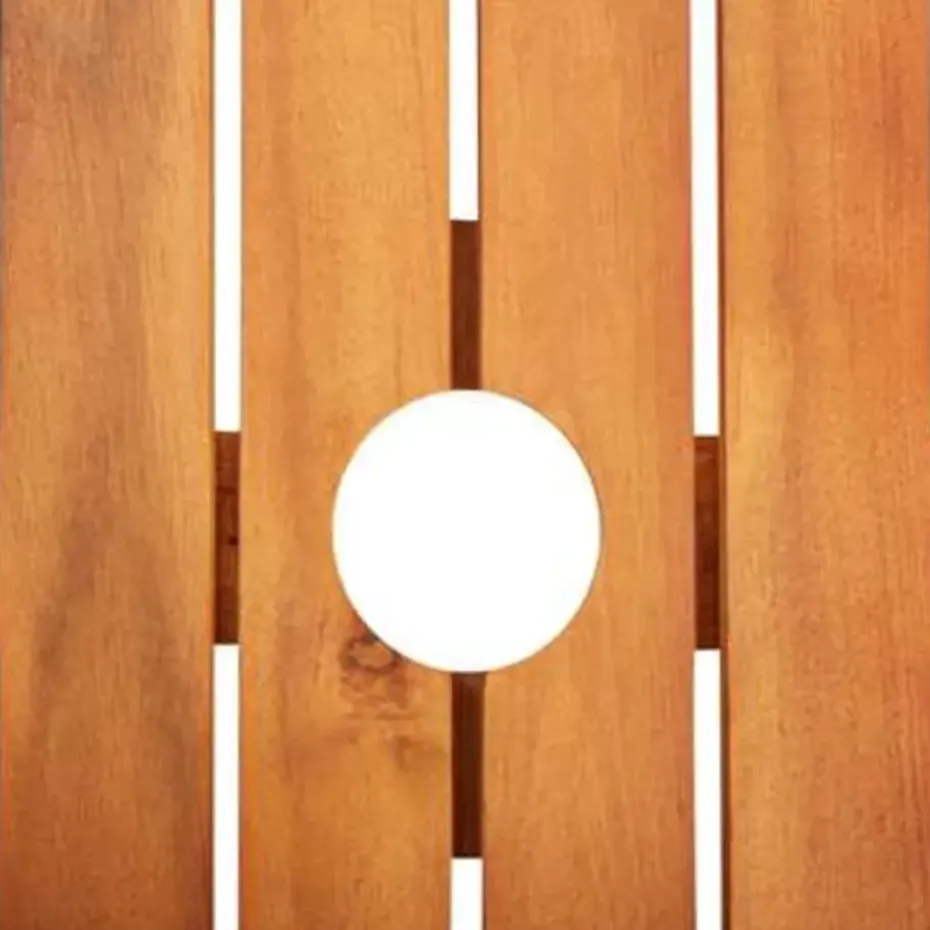 vidaXL - Buiten Eettafel - Bruin - Hout - 150 x 90 x 74 cm
