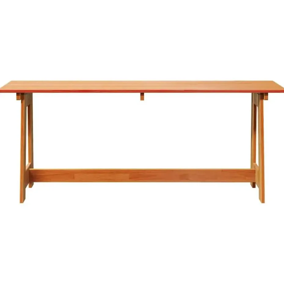 vidaXL - Buitenenbank - Naturel - Massief acaciahout - 119x35x47 cm
