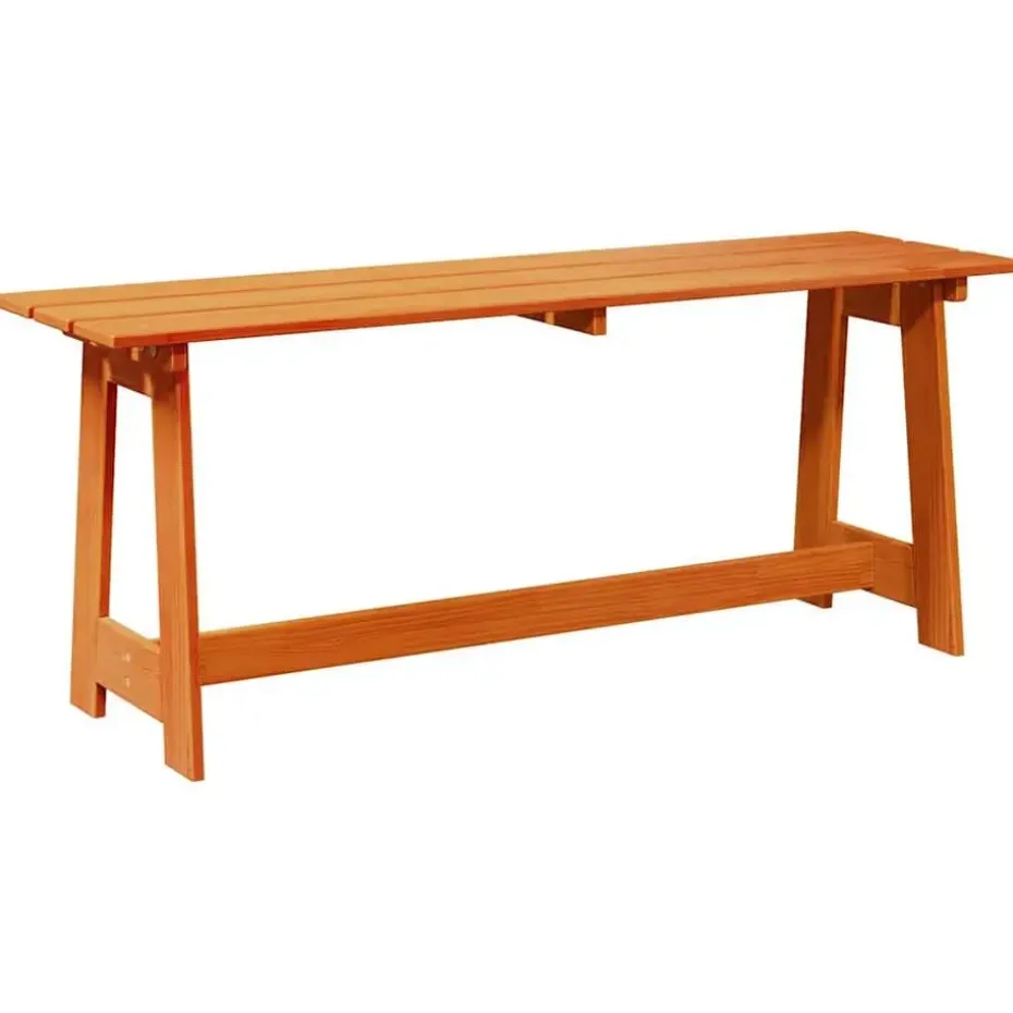 vidaXL - Buitenenbank - Naturel - Massief acaciahout - 119x35x47 cm