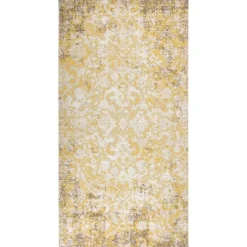 vidaXL - Buitenkleed - Geel - Polypropyleen - 80 x 150 cm