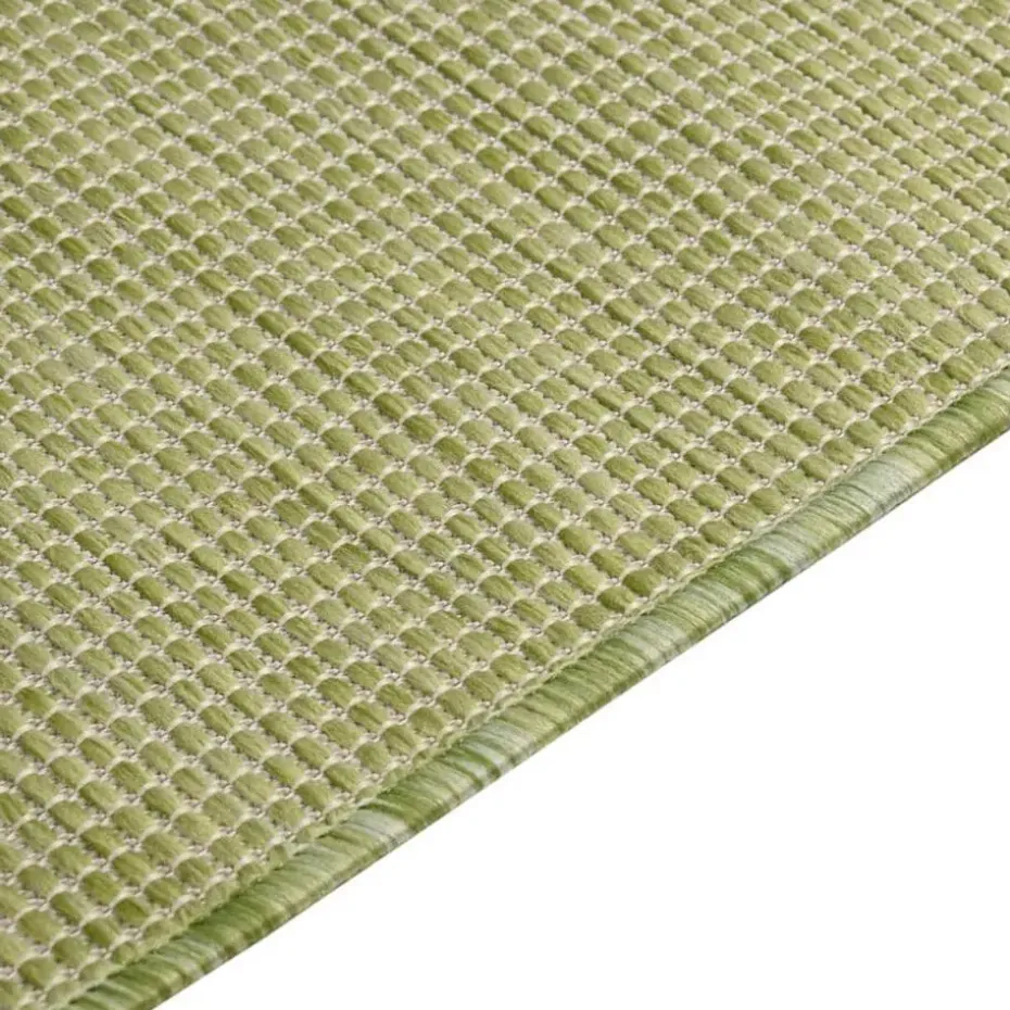 vidaXL - Buitenkleed - Groen - Kunststof - 120 x 170 cm