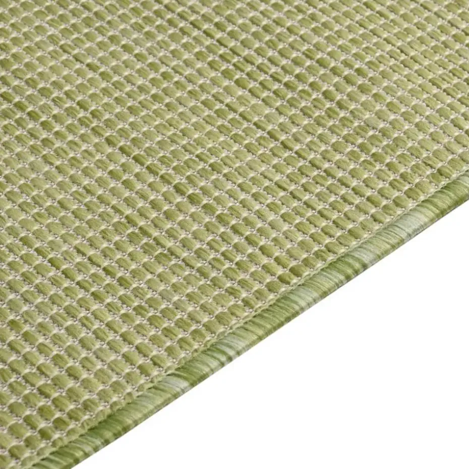 vidaXL - Buitenkleed - Groen - Kunststof - 200 x 280 cm