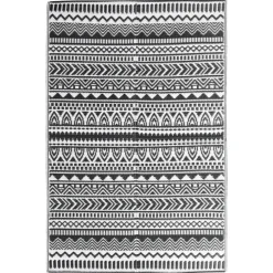 vidaXL - Buitenkleed - Zwart - Polypropyleen - 190 x 290 cm