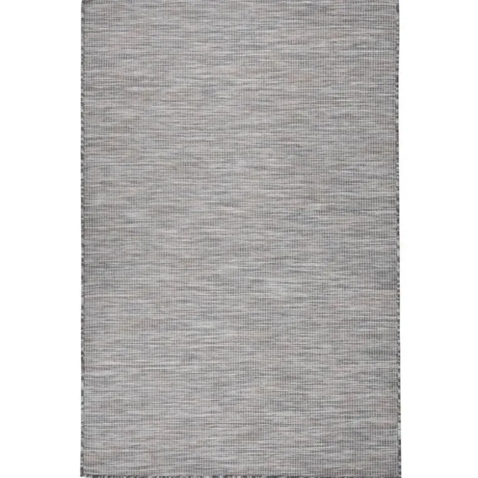 vidaXL - Buitenkleed - Zwart - Kunststof - 120 x 170 cm