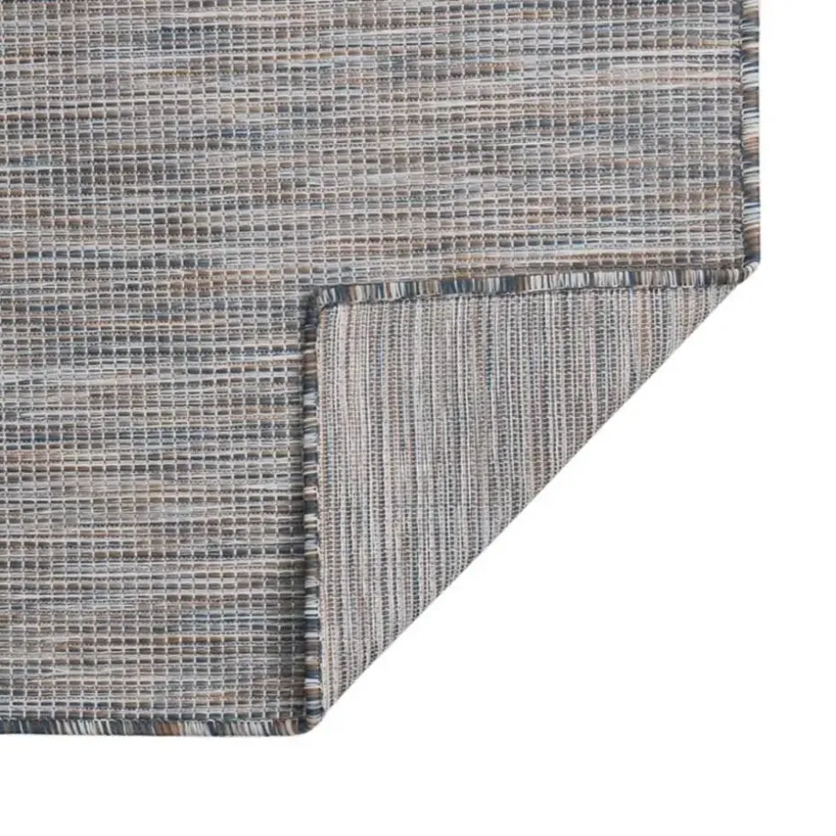 vidaXL - Buitenkleed - Zwart - Kunststof - 120 x 170 cm