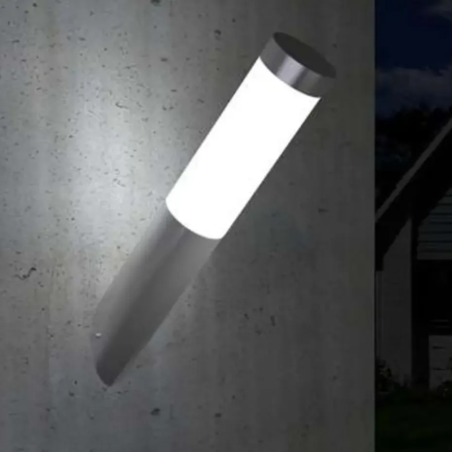 vidaXL - Buitenverlichting - Zilver - Roestvrij staal