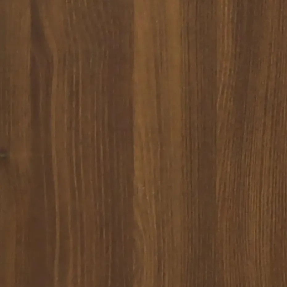 vidaXL - Bureau - Bruin - Bewerkt hout