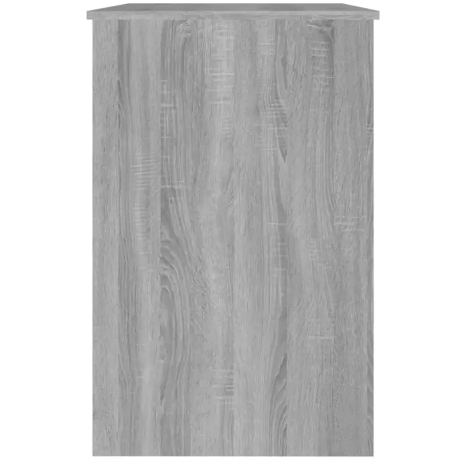 vidaXL - Bureau - Grijs - Bewerkt hout