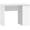 vidaXL - Bureau - Wit - Bewerkt hout