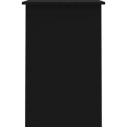 vidaXL - Bureau - Zwart - Bewerkt hout