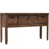 vidaXL - Consoletafel - Bruin - Hout